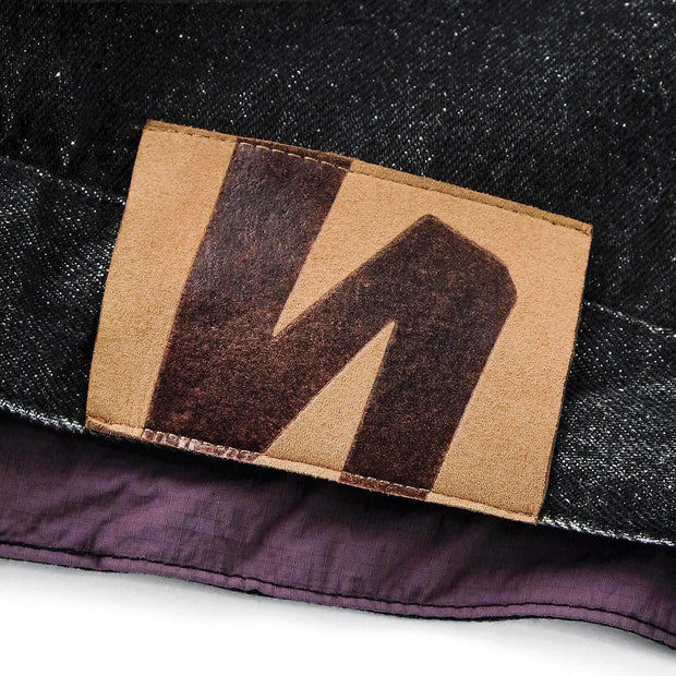 DENIM 13.5OZ JACKET - WASHED BLACK