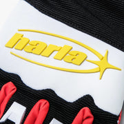 HARLA DIRT GLOVES - WHITE / RED