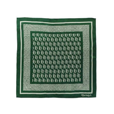 SILK SCARF - RICH GREEN