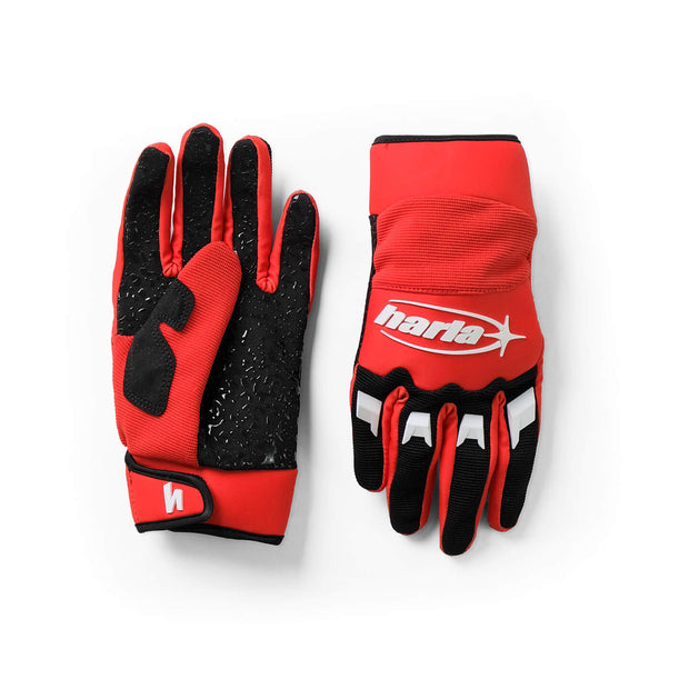 HARLA DIRT GLOVES - RED