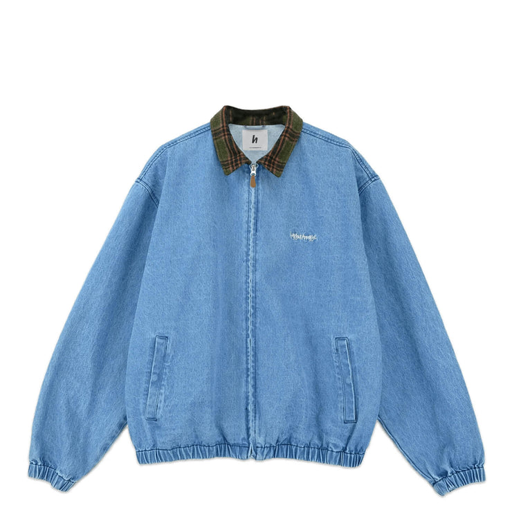 HARRINGTON JEAN JACKET - MID BLUE