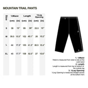 MOUNTAIN TRAIL PANTS - BLACK