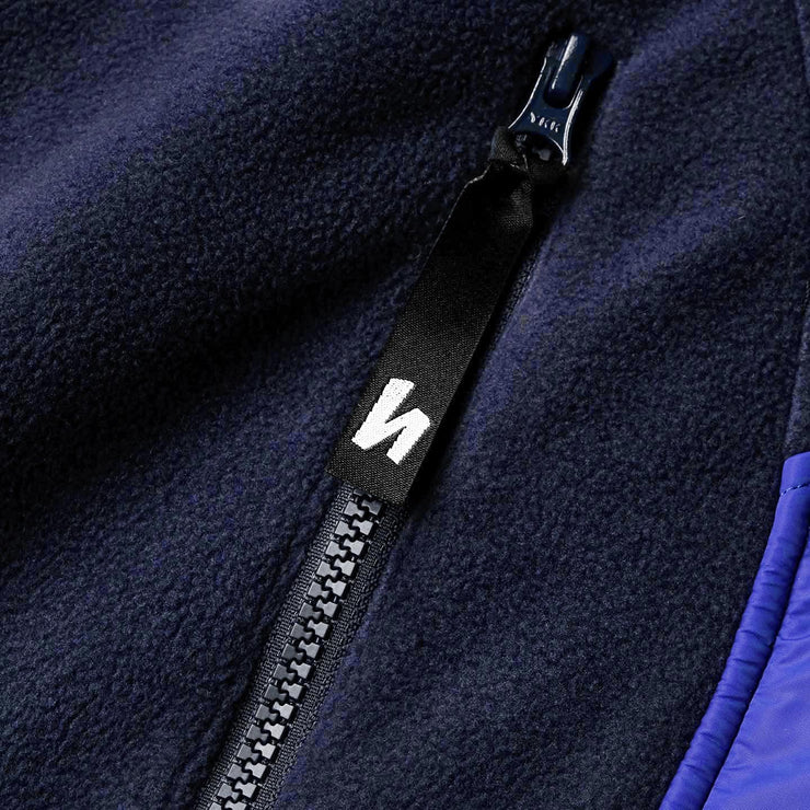NINJA FLEECE JACKET - NAVY / ROYAL