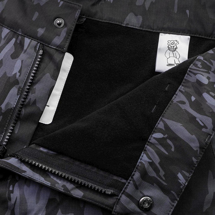 SHITKID SNOWPANT - BLUE CAMO RIPSTOP