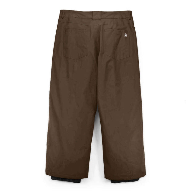 SHITKID SNOWPANTS - METAL BROWN