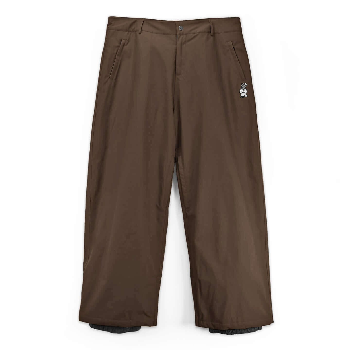 SHITKID SNOWPANTS - METAL BROWN – Harlaut Apparel