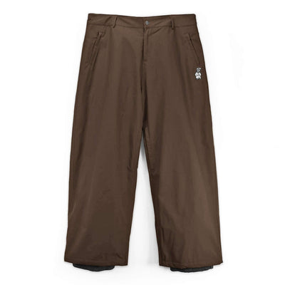 SHITKID SNOWPANTS - METAL BROWN