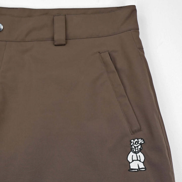 SHITKID SNOWPANTS - METAL BROWN