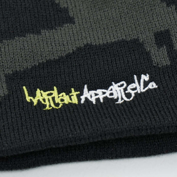 SKULL BEANIE - BLACK