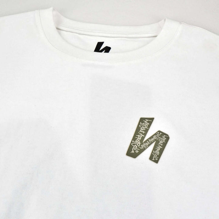 H-LOGO SCRIPT TEE - WHITE