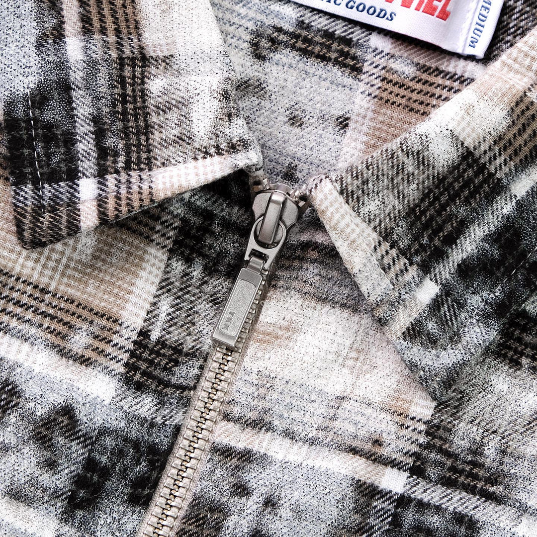 ACID ZIP SHIRT - DUST BEIGE – Harlaut Apparel